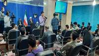 Holding a meeting of the honorable representative of the Guardianship of the Islamic Jurist with international students on the occasion of the week of unity