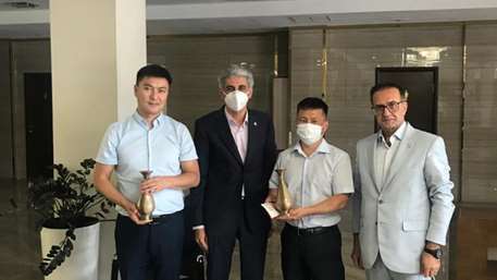  Chancellor of SEMUMS meets with a representative of the Ministry of Health of Kyrgyzstan