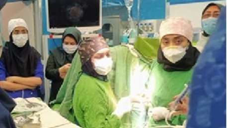  Endometrial destruction surgery performed with the Cavatherm device in Amir al-Momenin Hospital
