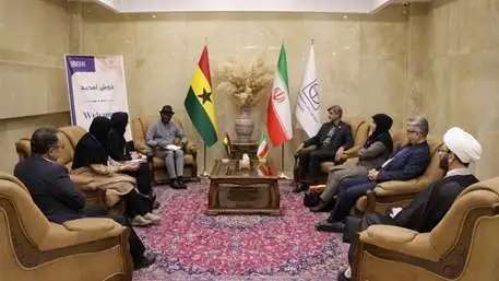  The specialized meeting of the Chancellor of SEMUMS with the ambassador of Ghana in Iran